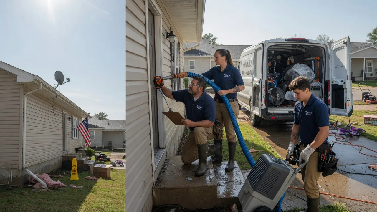 Ceiling Water Damage Restoration in Hampton, NE near me